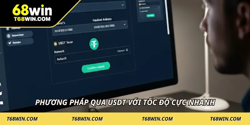 Phương pháp qua USDT với tốc độ cực nhanh